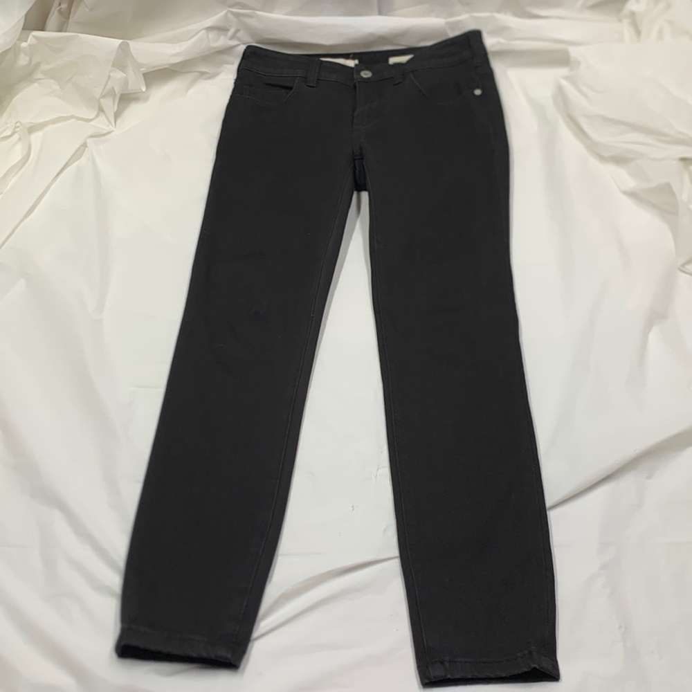 Women Pilcro And the Letterpress Black High-Rise Denim Leggings Size 27 - Picture 1 of 12